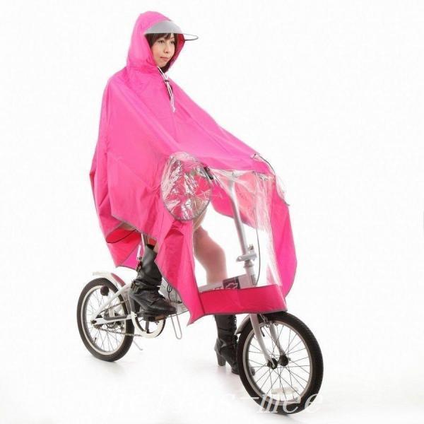 レインコート自転車ポンチョ自転車カッパ河童帽子ハンドルカバー袖付き雨傘雨具雨合羽おしゃれ防水レインウェアレディースメンズ｜dear-woman｜10