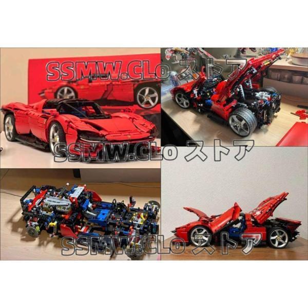 レゴ 互換品 レースカーモデル テクニック おもちゃ 玩具 ブロック 車 モデルカー ブロック組み立てモデル 対応 大人 オトナ インテリア レーシングカー｜dear-woman｜04