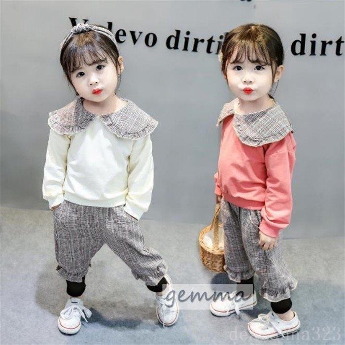 ベビー女の子セットアップ可愛い0 1 2 3歳子供服トップスシャツ長袖ロング丈パンツ薄手綿春秋3色幼稚園70cm 100cm Deh Dearanna 通販 Yahoo ショッピング