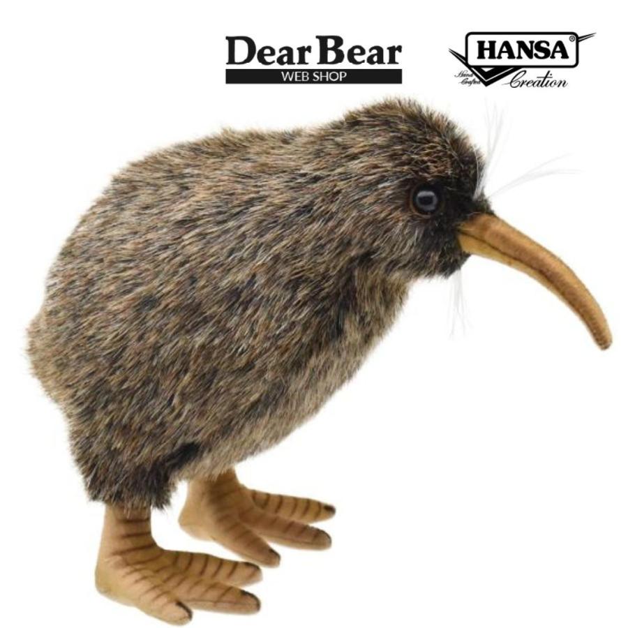 BH3084 キーウィ HANSA　きーうぃ とり トリ 鳥 ぬいぐるみ リアル | HANSA（ぬいぐるみ）