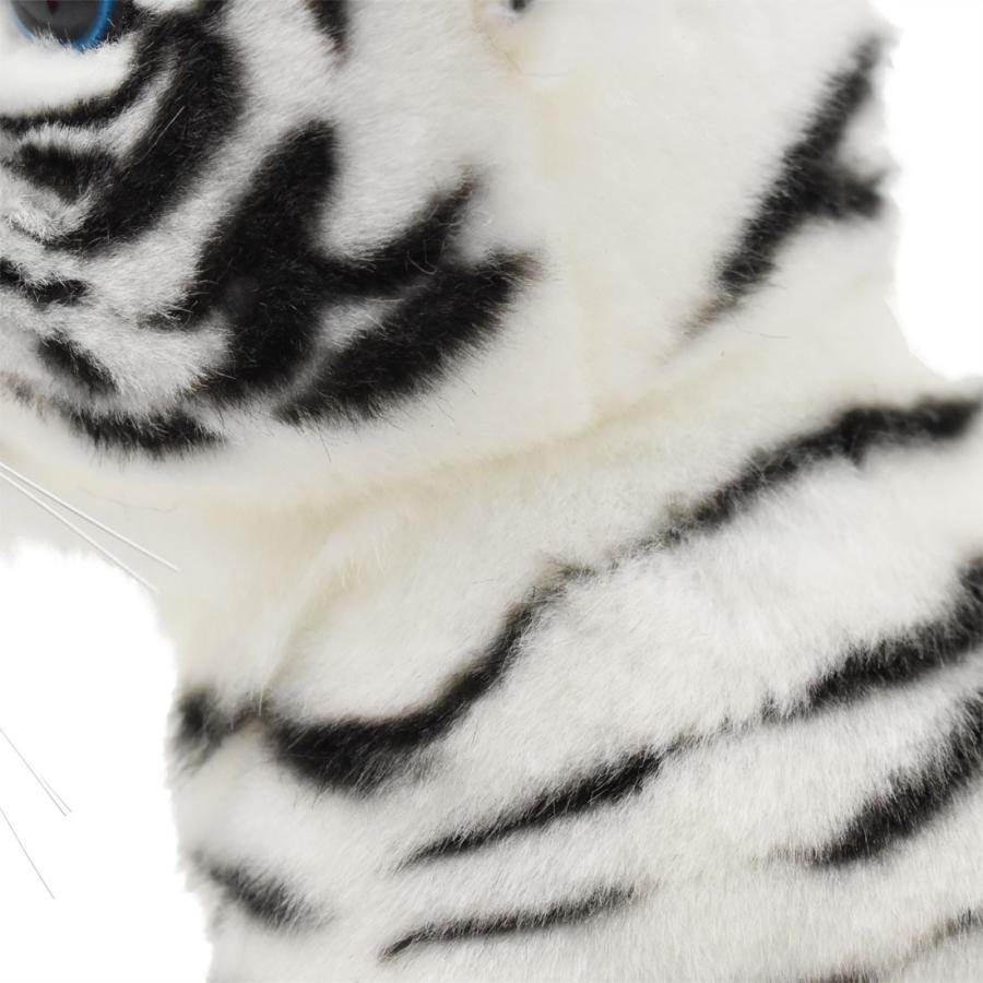 BH3420 ホワイトタイガー 仔 HANSA　ほわいとたいがー とら トラ 虎 しろ 白 こども 子供 ぬいぐるみ リアル | HANSA（ぬいぐるみ） | 04