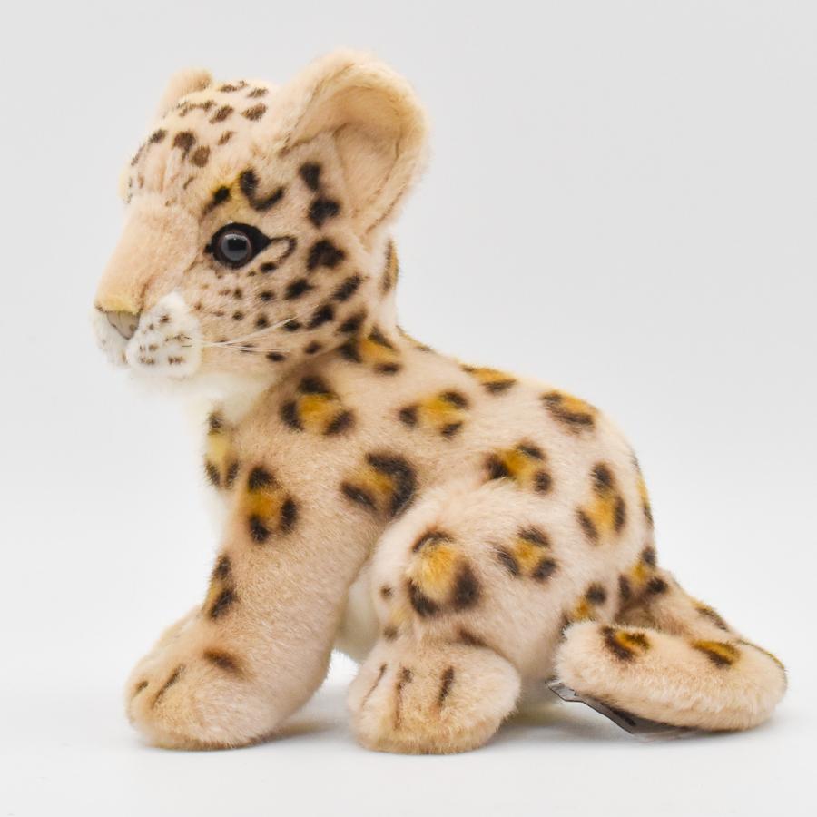 レア　珍品　昭和レトロ 日本製リーベ社 リアル　ユキ　ヒョウぬいぐるみ HANSA（ぬいぐるみ） BH6998 ユキヒョウ HANSA ゆきひょう 雪豹