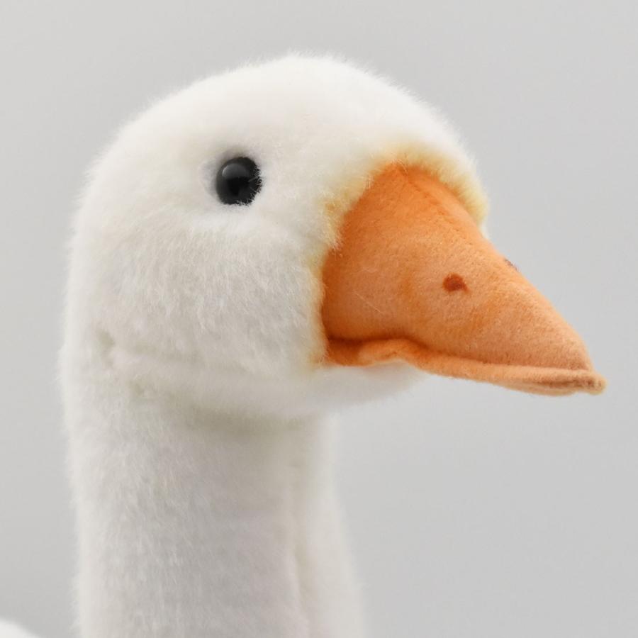 BH3709 シロガチョウ HANSA　しろがちょう 白鵞鳥 とり トリ 鳥 ぬいぐるみ リアル | HANSA（ぬいぐるみ） | 03