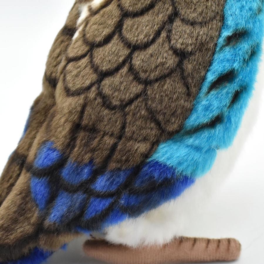 BH3775 アオバネワライカワセミ HANSA　あおばねわらいかわせみ とり トリ 鳥 ぬいぐるみ リアル | HANSA（ぬいぐるみ） | 04