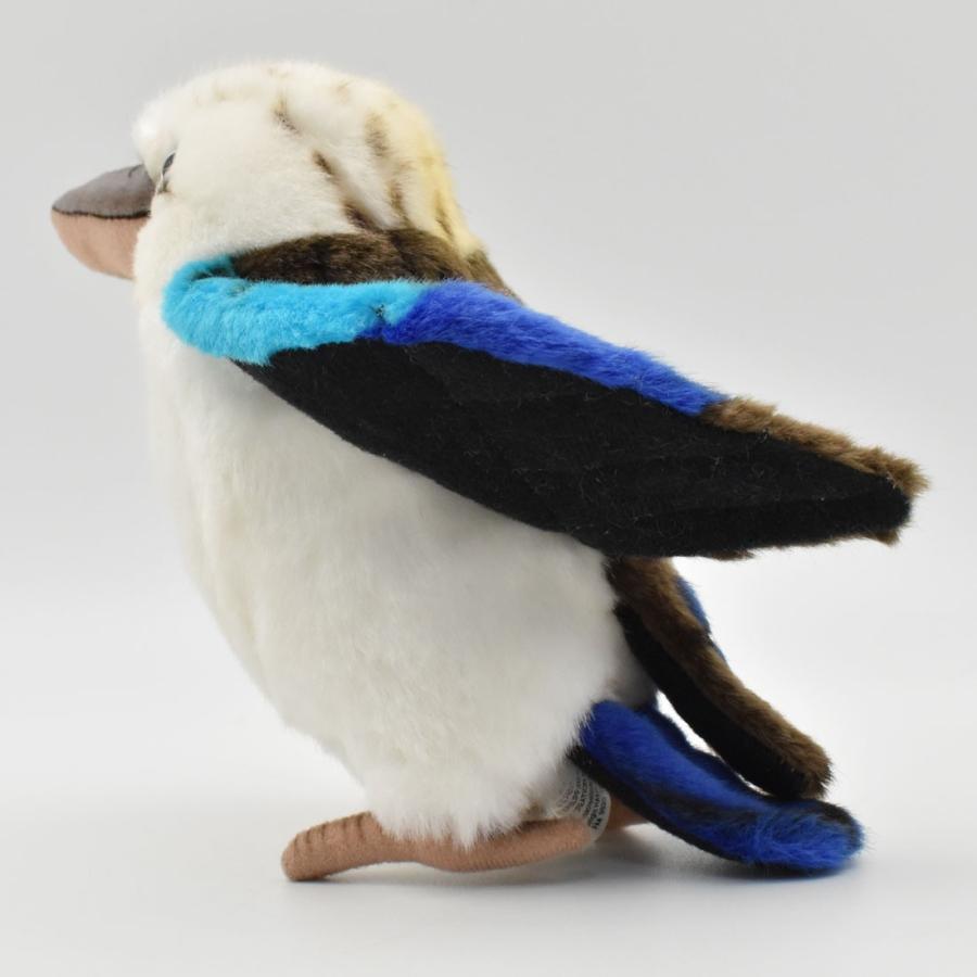 BH3775 アオバネワライカワセミ HANSA　あおばねわらいかわせみ とり トリ 鳥 ぬいぐるみ リアル | HANSA（ぬいぐるみ） | 07