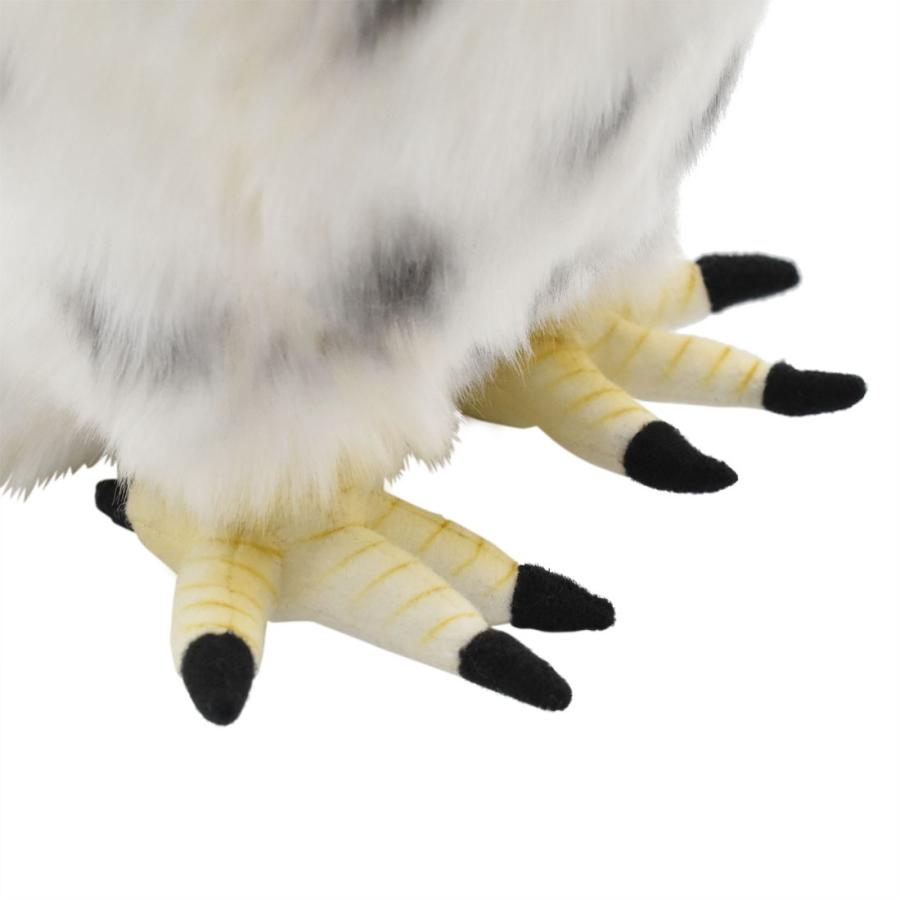 BH3836 シロフクロウ HANSA　しろふくろう 白梟 とり トリ 鳥 ぬいぐるみ リアル | HANSA（ぬいぐるみ） | 05