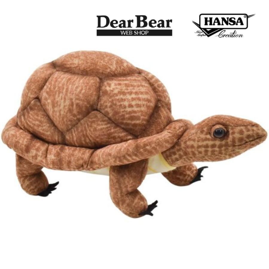 BH3840 カメ HANSA　かめ 亀 ぬいぐるみ リアル | HANSA（ぬいぐるみ）