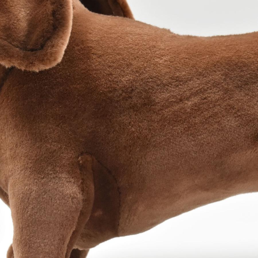 BH3876 ミニチュアダックスフンド HANSA　みにちゅあだっくすふんど いぬ イヌ 犬 ぬいぐるみ リアル | HANSA（ぬいぐるみ） | 04