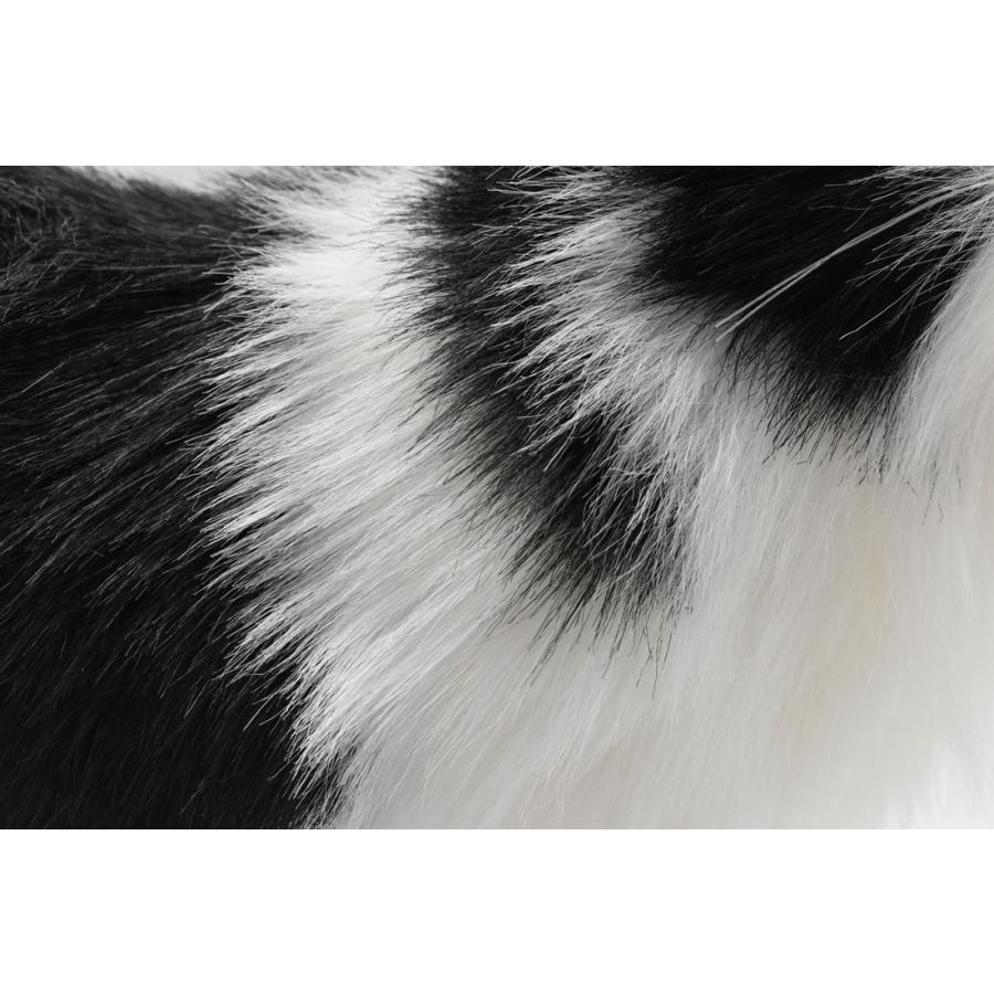 BH4221 シロクロネコ HANSA　しろくろねこ 白黒猫 ぬいぐるみ リアル 爆買 母の日の画像