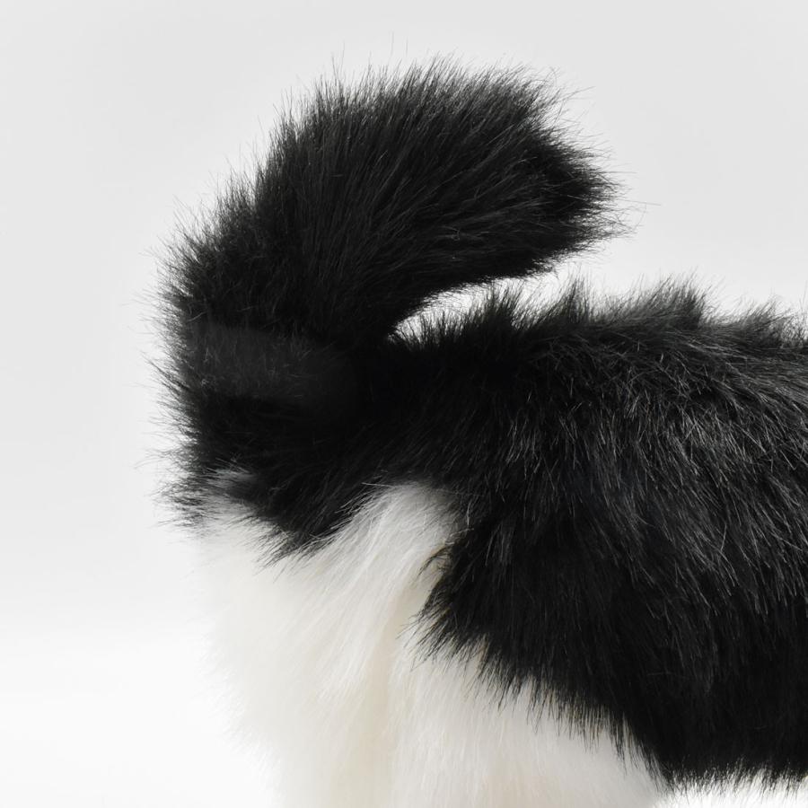 BH4221 シロクロネコ HANSA　しろくろねこ 白黒猫 ぬいぐるみ リアル 爆買 母の日の画像
