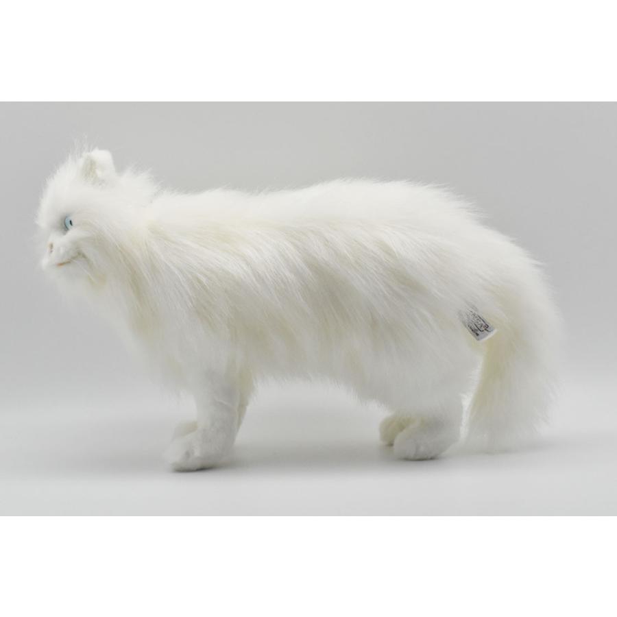 BH4222 シロネコ HANSA　しろねこ 白猫 ぬいぐるみ リアル | HANSA（ぬいぐるみ） | 01