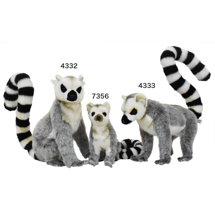 BH4332 ワオキツネザル HANSA　わおきつねざる 輪尾狐猿 さる サル 猿 ぬいぐるみ リアル | HANSA（ぬいぐるみ） | 09