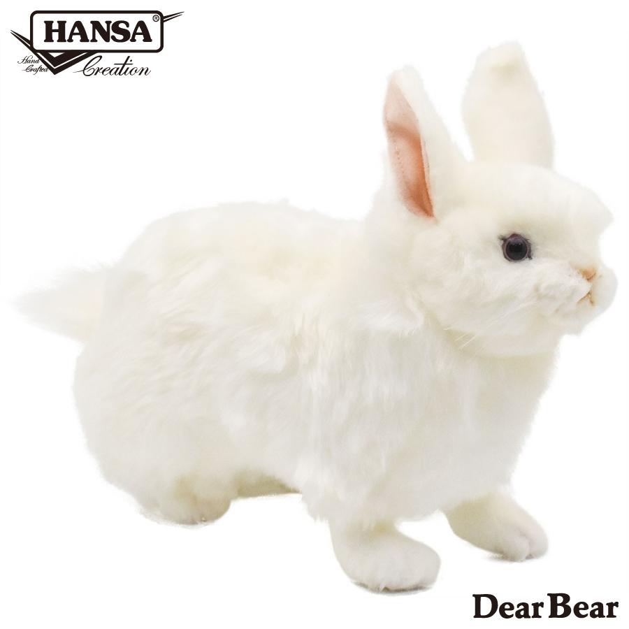 HANSA(ぬいぐるみ) BH4671 ユキウサギ HANSA ゆきうさぎ 雪兎 HANSA(ぬいぐるみ) BH4671 ユキウサギ HANSA ゆきうさぎ 雪兎
