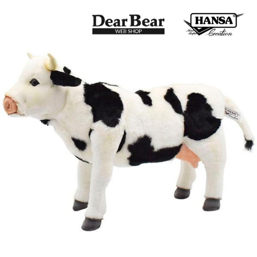BH4775 ウシ メス HANSA　うし 牛 ぬいぐるみ リアル | HANSA（ぬいぐるみ）