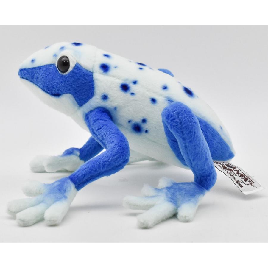 BH5220 コバルトヤドクガエル HANSA　こばるとやどくがえる かえる カエル 蛙 ぬいぐるみ リアル | HANSA（ぬいぐるみ） | 01
