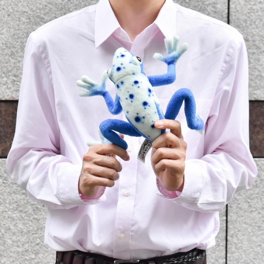 BH5220 コバルトヤドクガエル HANSA　こばるとやどくがえる かえる カエル 蛙 ぬいぐるみ リアル | HANSA（ぬいぐるみ） | 07
