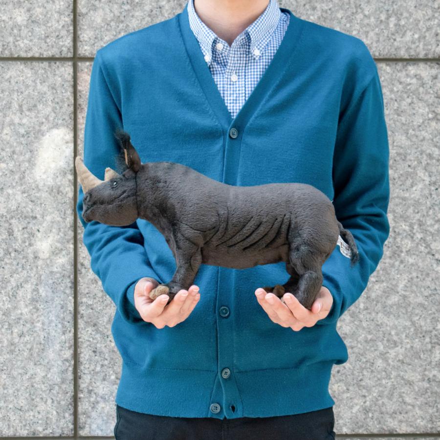 BH5247 クロサイ HANSA　くろさい 黒犀 ぬいぐるみ リアル | HANSA（ぬいぐるみ） | 07