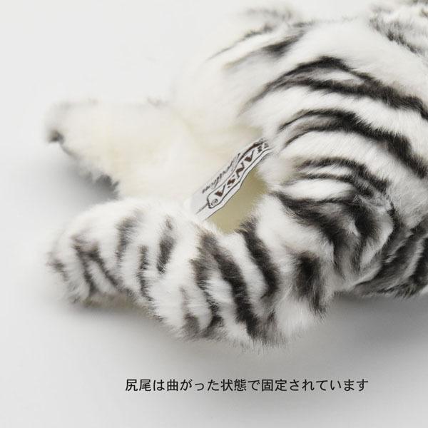 BH5337 ホワイトタイガー 仔 HANSA　ほわいとたいがー とら トラ 虎 しろ 白 こども 子供 ぬいぐるみ リアル | HANSA（ぬいぐるみ） | 07