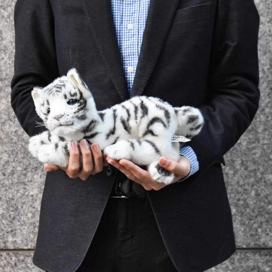 BH5337 ホワイトタイガー 仔 HANSA　ほわいとたいがー とら トラ 虎 しろ 白 こども 子供 ぬいぐるみ リアル | HANSA（ぬいぐるみ） | 08