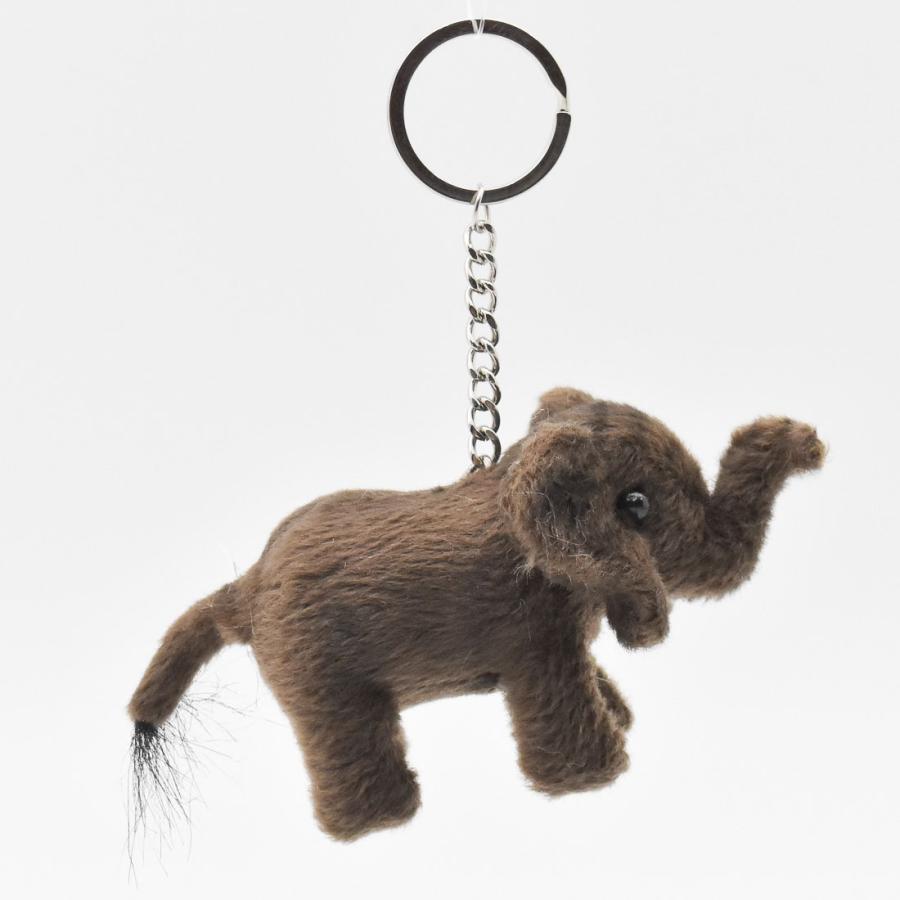 BH5507 ゾウ キーチェーン HANSA　ぞう 象 キーホルダー リアル | HANSA（ぬいぐるみ） | 01