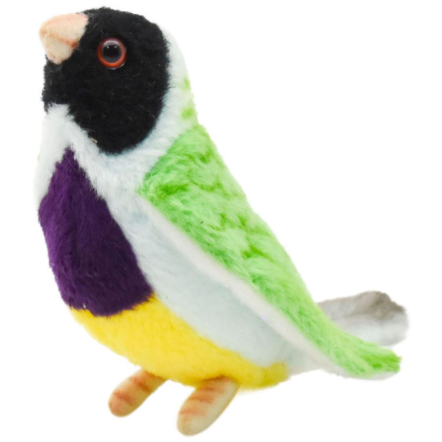 BH5694 クロコキンチョウ HANSA　くろこきんんちょう とり トリ 鳥 ぬいぐるみ リアル | HANSA（ぬいぐるみ）