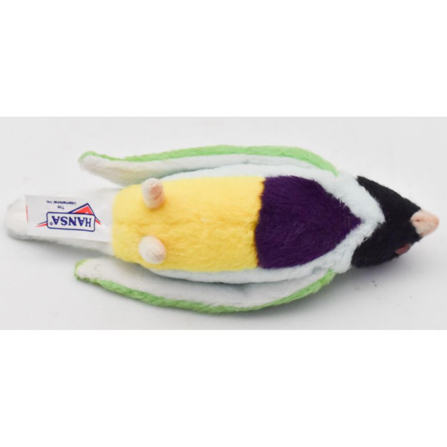 BH5694 クロコキンチョウ HANSA　くろこきんんちょう とり トリ 鳥 ぬいぐるみ リアル | HANSA（ぬいぐるみ） | 06