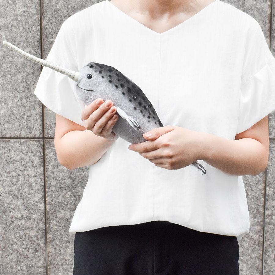 BH6137 イッカク HANSA　いっかく 一角 ぬいぐるみ リアル | HANSA（ぬいぐるみ） | 07