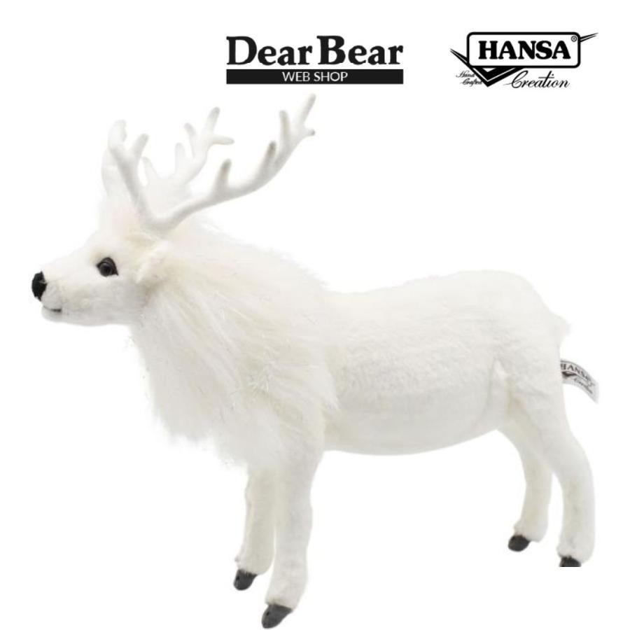 HANSA BH6188 シロトナカイ しろとなかい 白馴鹿 ぬいぐるみ リアル