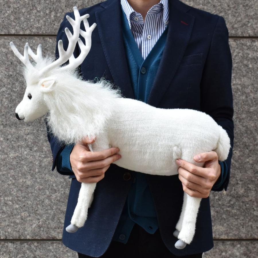 BH6190 シロトナカイ HANSA　しろとなかい 白馴鹿 ぬいぐるみ リアル | HANSA（ぬいぐるみ） | 07