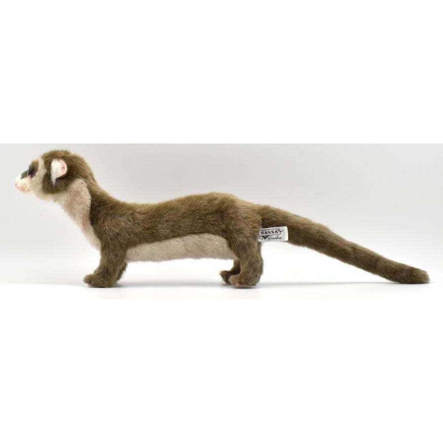 BH6310 フェレット HANSA　ふぇれっと ぬいぐるみ リアル | HANSA（ぬいぐるみ） | 01