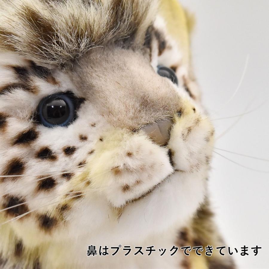 レア　珍品　昭和レトロ 日本製リーベ社 リアル　ユキ　ヒョウぬいぐるみ HANSA（ぬいぐるみ） BH6781 ユキヒョウ HANSA ゆきひょう 雪豹