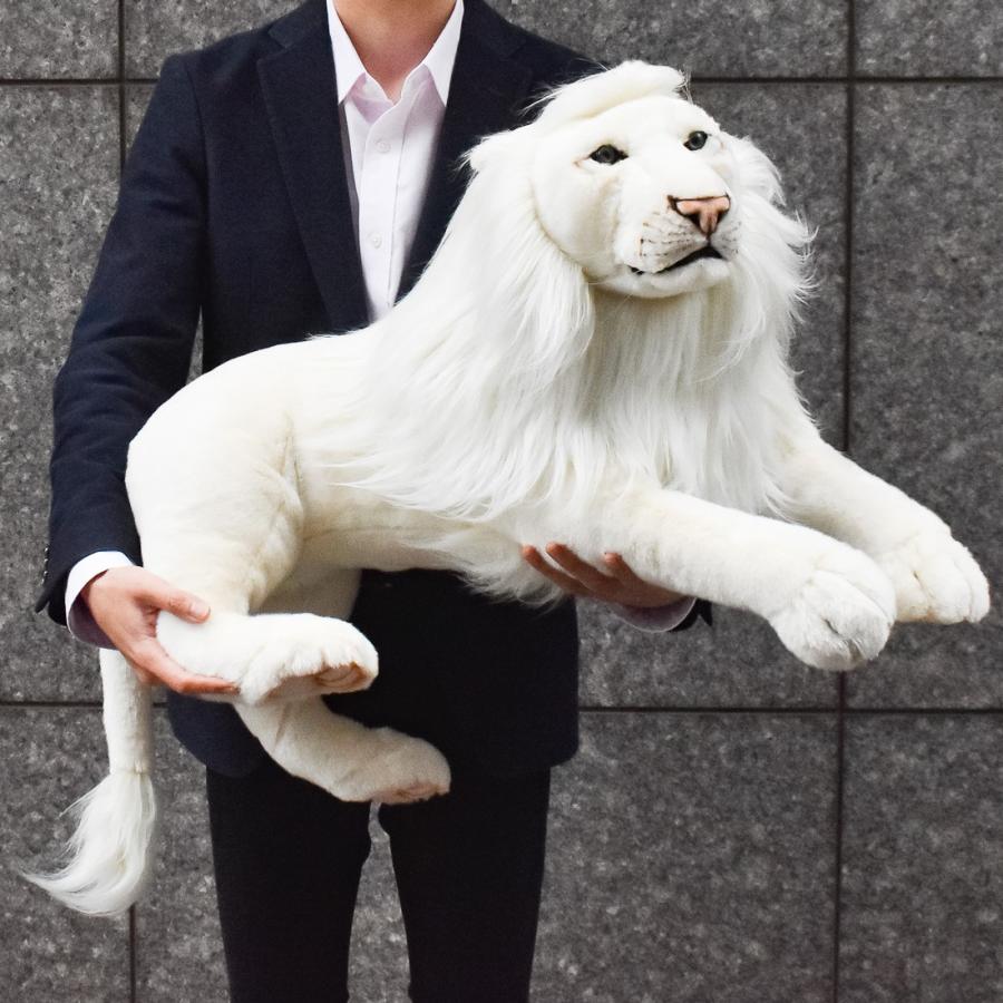 BH6364 ホワイトライオン オス HANSA　ほわいとらいおん しろ 白 ぬいぐるみ リアル | HANSA（ぬいぐるみ） | 07