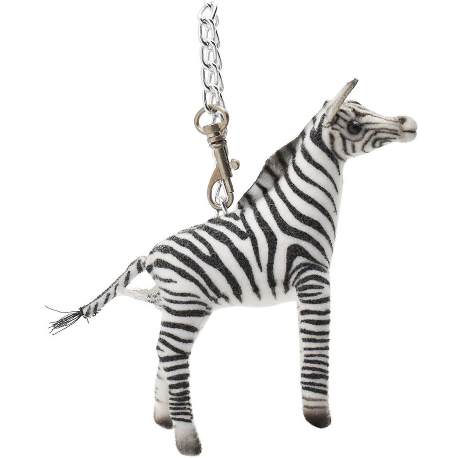 BH6415 シマウマ キーチェーン HANSA　しまうま 縞馬 キーホルダー リアル | HANSA（ぬいぐるみ） | 01