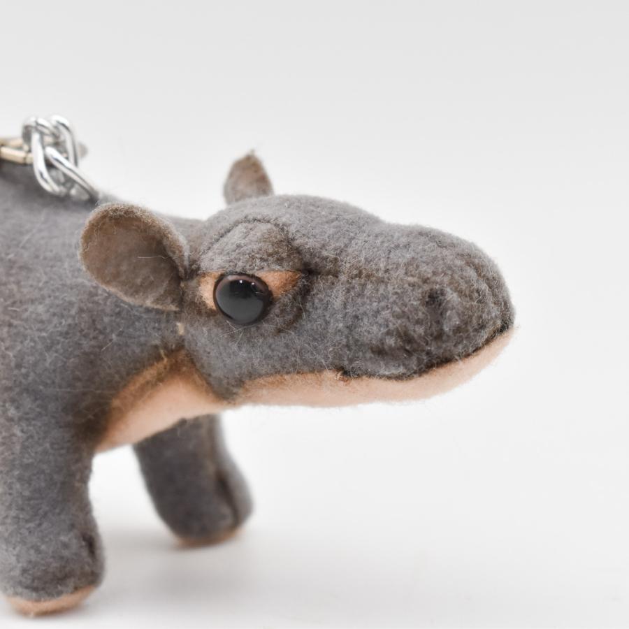 BH6417 カバ キーチェーン HANSA　かば 河馬 キーホルダー リアル | HANSA（ぬいぐるみ） | 03