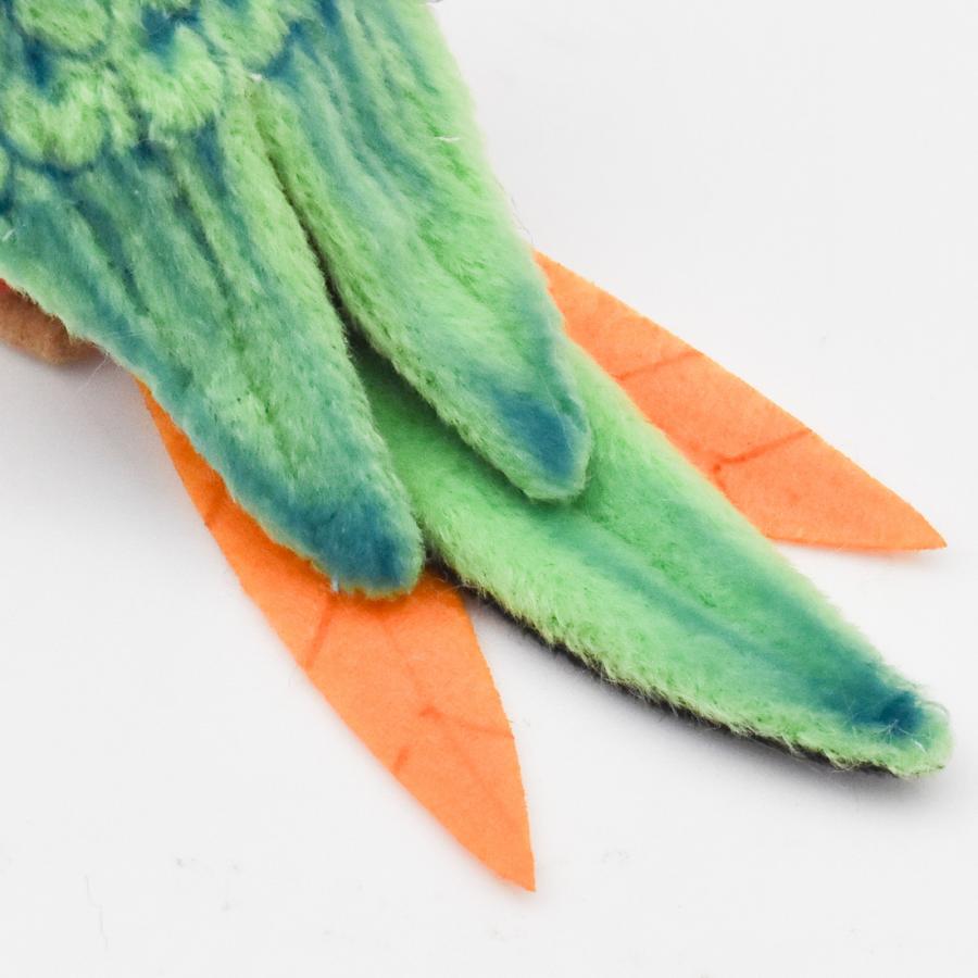 BH6459 オウム キーチェーン HANSA　おうむ とり トリ 鳥 キーホルダー リアル | HANSA（ぬいぐるみ） | 04