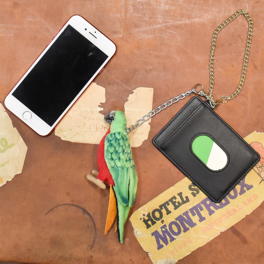 BH6459 オウム キーチェーン HANSA　おうむ とり トリ 鳥 キーホルダー リアル | HANSA（ぬいぐるみ） | 05