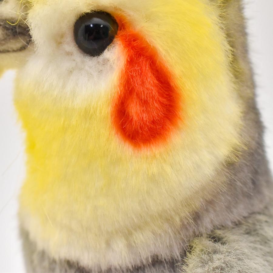 BH6470 オカメインコ グレー HANSA　おかめいんこ ぐれー とり トリ 鳥 ぬいぐるみ リアル | HANSA（ぬいぐるみ） | 04