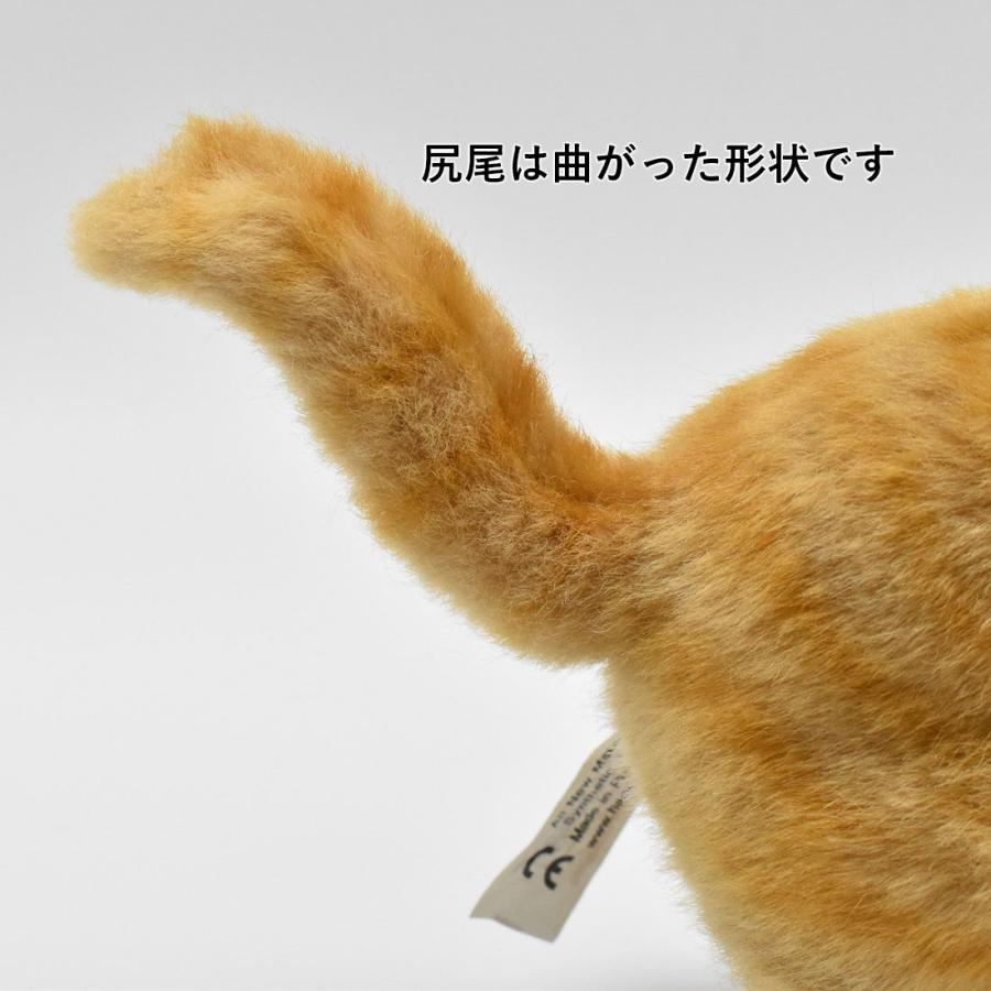 BH6489 ネコ 仔 ベージュ HANSA　ねこ 猫 こども 子供 ぬいぐるみ リアル | HANSA（ぬいぐるみ） | 06