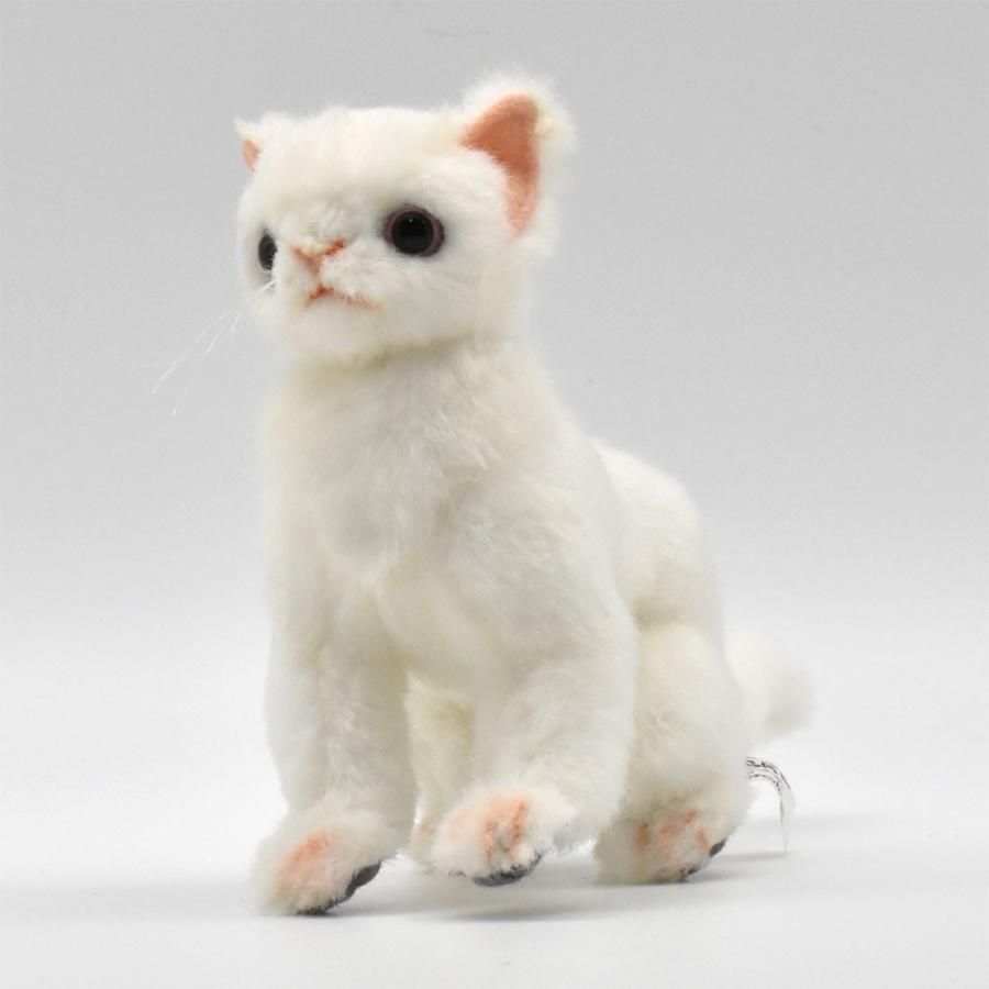 HANSA BH6490 ネコ 仔 ホワイト ねこ 猫 こども 子供 ぬいぐるみ