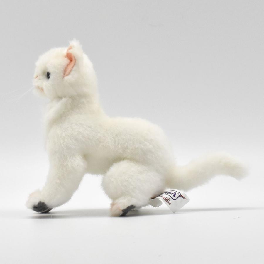 HANSA BH6490 ネコ 仔 ホワイト ねこ 猫 こども 子供 ぬいぐるみ