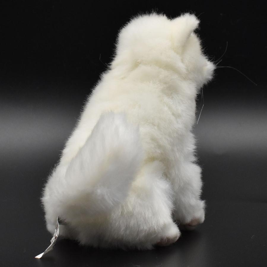 BH6830 ホッキョクギツネ 仔 HANSA　ほっきょくぎつね 北極狐 きつね キツネ こども 子供 ぬいぐるみ リアル | HANSA（ぬいぐるみ） | 02