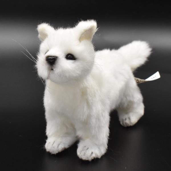 BH6831 ホッキョクギツネ 仔 HANSA　ほっきょくぎつね 北極狐 きつね キツネ こども 子供 ぬいぐるみ リアル | HANSA（ぬいぐるみ）