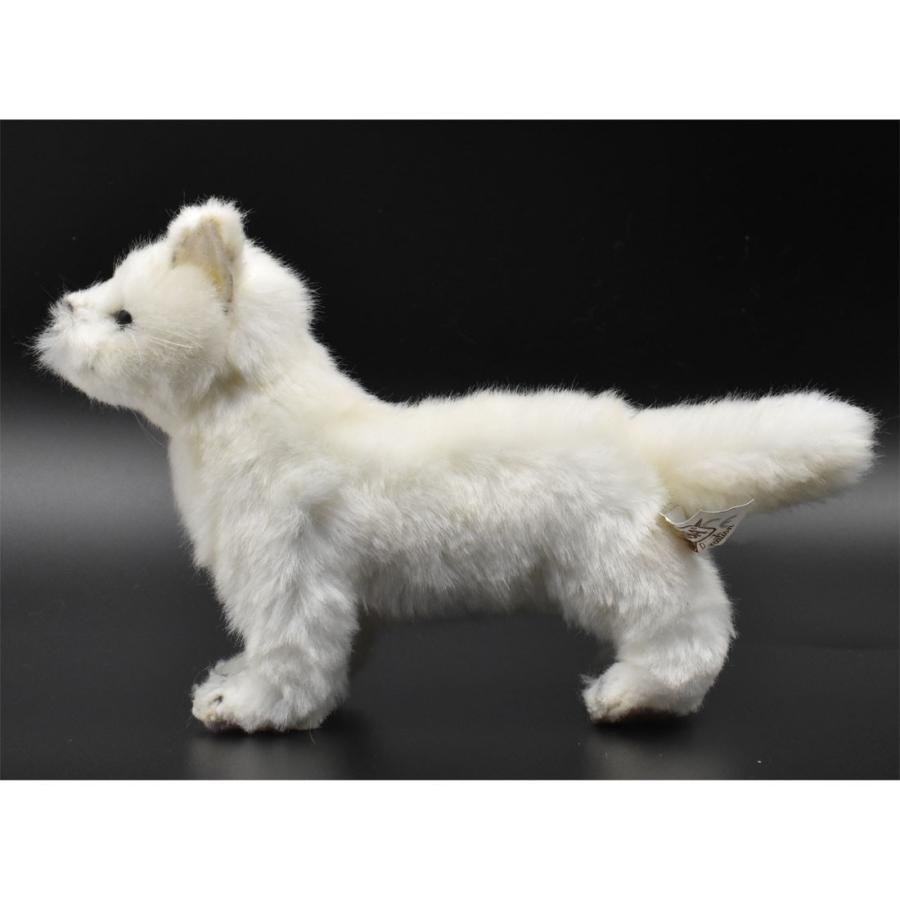 BH6831 ホッキョクギツネ 仔 HANSA　ほっきょくぎつね 北極狐 きつね キツネ こども 子供 ぬいぐるみ リアル | HANSA（ぬいぐるみ） | 01