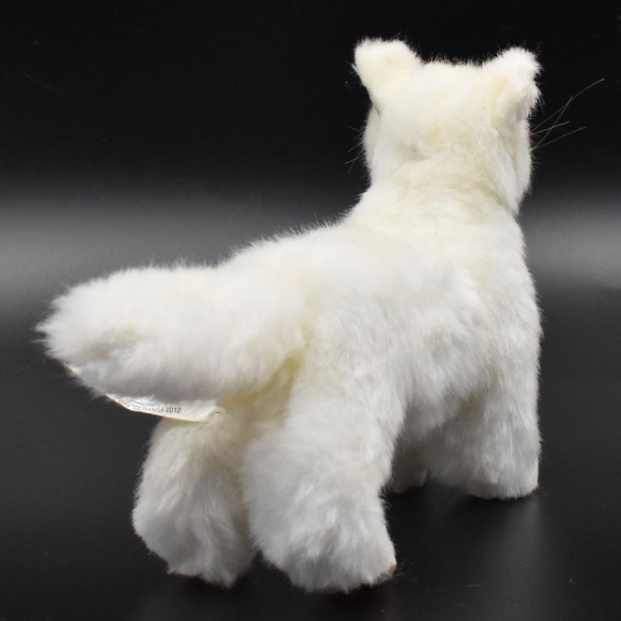 BH6831 ホッキョクギツネ 仔 HANSA　ほっきょくぎつね 北極狐 きつね キツネ こども 子供 ぬいぐるみ リアル | HANSA（ぬいぐるみ） | 02