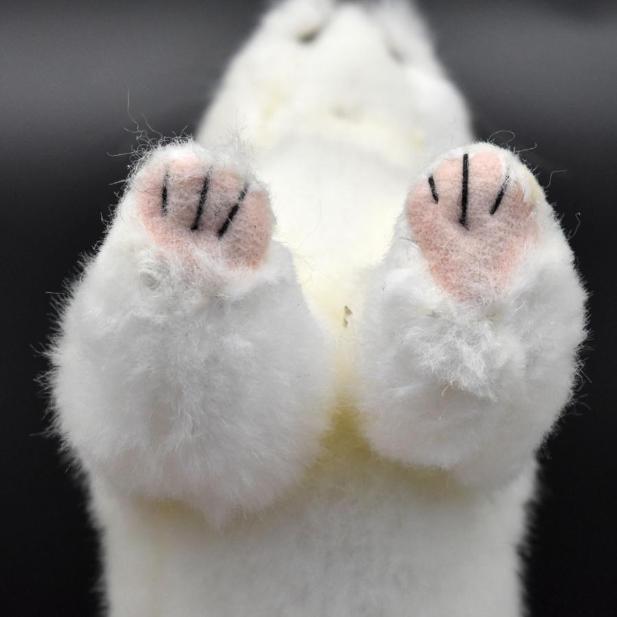 BH6831 ホッキョクギツネ 仔 HANSA　ほっきょくぎつね 北極狐 きつね キツネ こども 子供 ぬいぐるみ リアル | HANSA（ぬいぐるみ） | 05