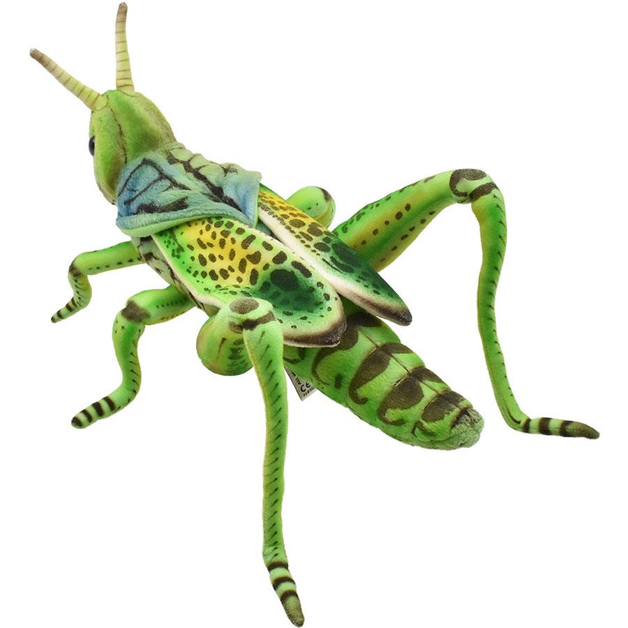 BH6879 バッタ グリーン HANSA　ばった 飛蝗 昆虫 むし ぬいぐるみ リアル | HANSA（ぬいぐるみ） | 02