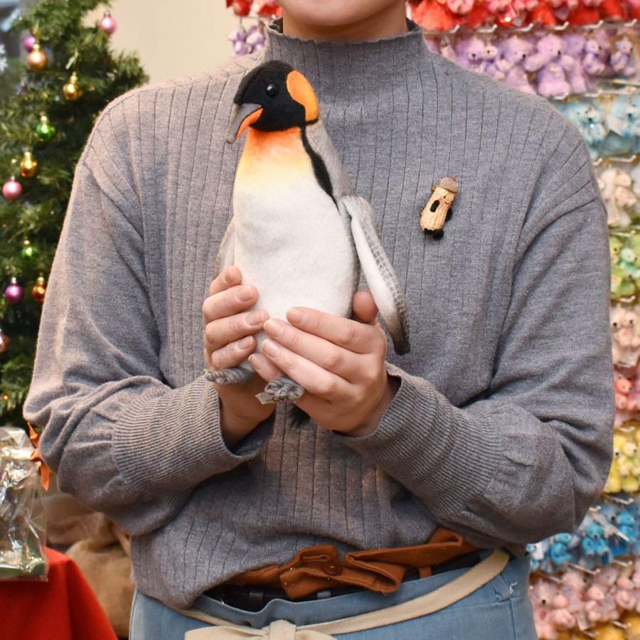 BH7091 キングペンギン HANSA　きんぐぺんぎん オウサマペンギン おうさまぺんぎん ぬいぐるみ リアル おもちゃ 置物｜dearbear｜08