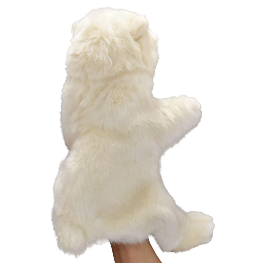 BH7158 ホッキョクグマ ハンドパペット HANSA　ほっきょくぐま 北極熊 くま クマ リアル | HANSA（ぬいぐるみ） | 02