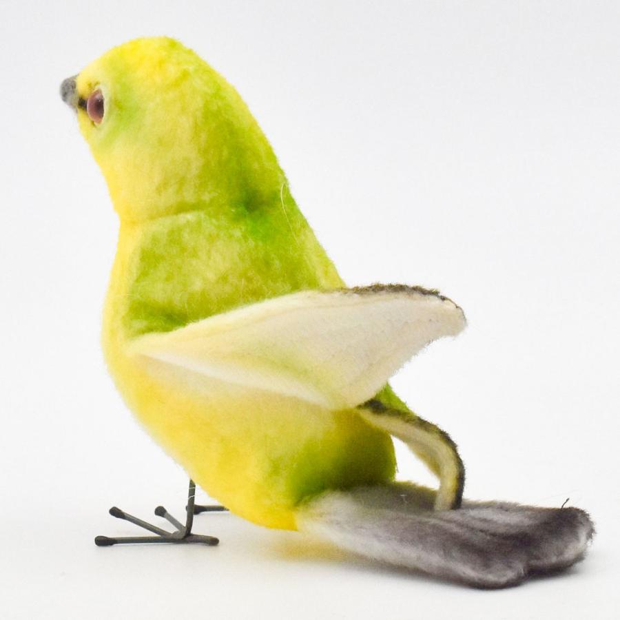 BH7246 メジロ HANSA　めじろ とり トリ 鳥 ぬいぐるみ リアル | HANSA（ぬいぐるみ） | 07