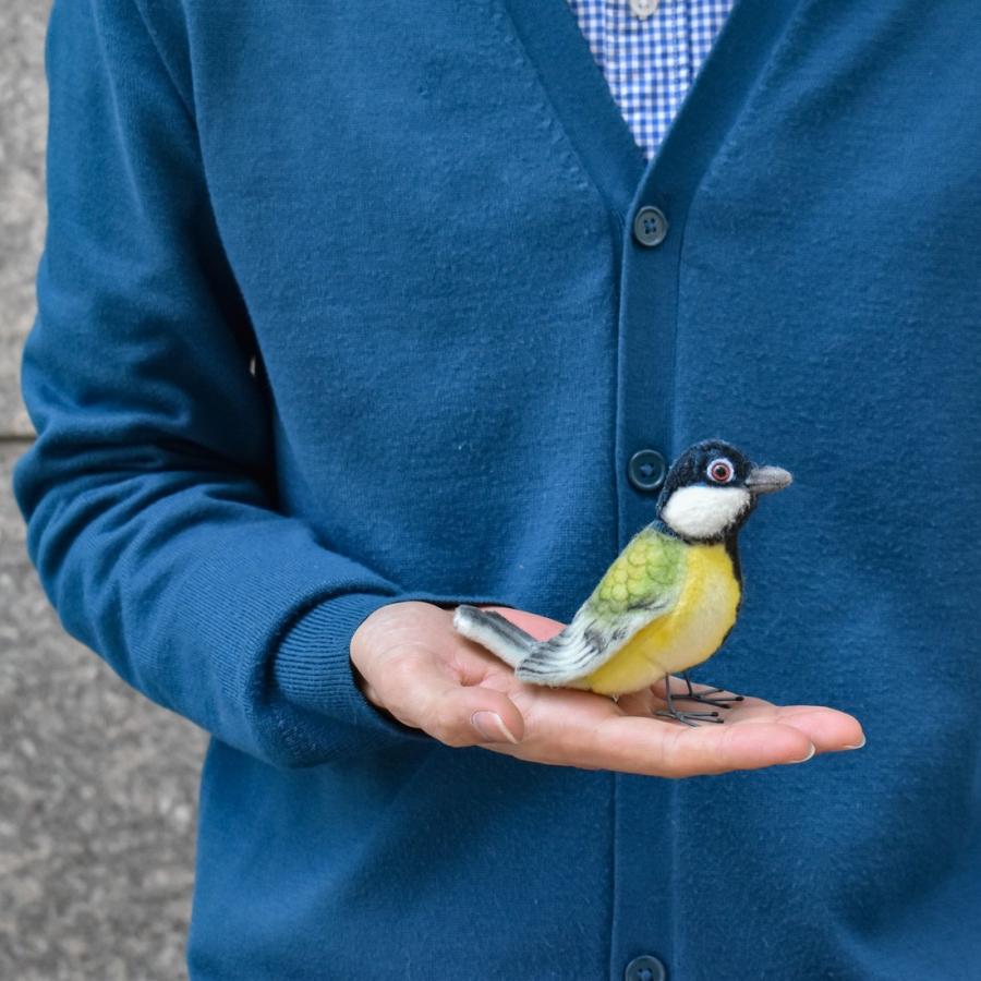 BH7247 シジュウカラ HANSA　しじゅうから とり トリ 鳥 ぬいぐるみ リアル | HANSA（ぬいぐるみ） | 08